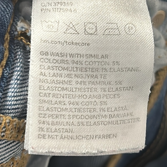 H&M Mid-rise bootcut/flared blue jeans - Picture 4 of 4